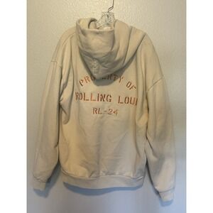 Rolling Loud Hoodie XL Embroidered RL-24 PROPERTY IVORY HOODIE Streetwear USA